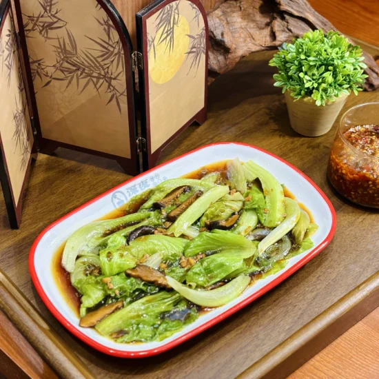 酱淋白灼生菜 | Blanched Lettuce in Signatrue Sauce